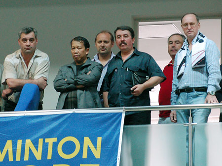 Официальные лица на трибуне Кубка Европы 2008
